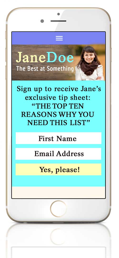 Jane Doe on a Mobile