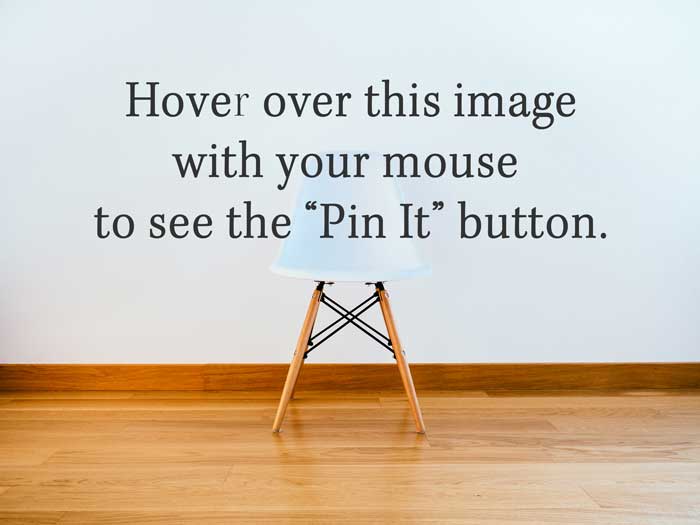 Pinterest Hover Demo