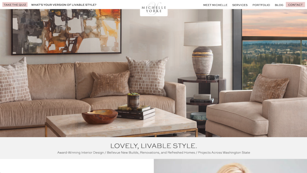 Michelle Yorke Design Website